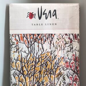 Vera Table Linen Tablecloth Oblong 60”x102” Fig Tree Print NWT